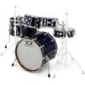 DrumCraft Series 6 2up 2down BVB Black to Vivid Blue Fade