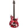 Evh Wolfgang Special R/B/W Rouge avec bandes noires et blanches