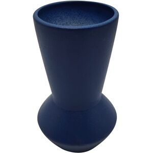 Blancheporte Vase céramique, forme géométrique - hauteur 20 cm - Blancheporte Bleu Unité