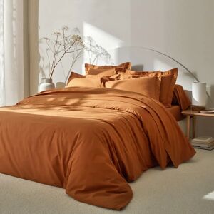 Blancheporte Linge de lit uni coton - Colombine Marron Drap-housse 1 personneonne : 90x190cm