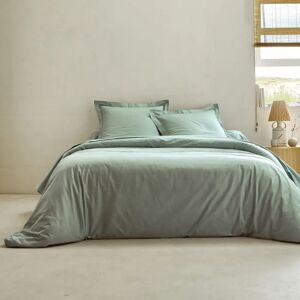 Blancheporte Linge de lit uni polyester-coton Colombine - Colombine Bleu Taie d'oreiller forme sac : 63x63cm