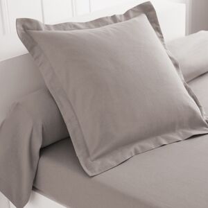 Blancheporte Linge de lit uni flanelle - Colombine Taupe Housse de couette 2 personnesonnes : 240x220cm