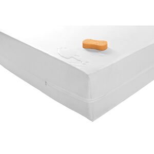 Blancheporte Housse matelas PVC imperméable - Blancheporte Blanc Protège-matelas 2 personnes : 140x190cm