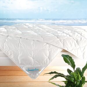 Blancheporte Couette en coton, garnissage lin et lyocell - Blancheporte Blanc Couette 2 personnesonnes : 220x240 cm