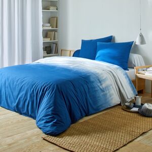 Blancheporte Linge de lit Abysse en coton - Blancheporte Bleu Housse de couette 2 personnesonnes : 260x240cm - Publicité