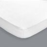 Protège matelas molleton imperméable polyuréthane housse 25 cm - Blancheporte Blanc Protège-matelas 2 personnes : 180x200cm