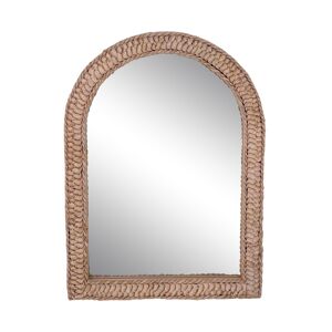 Blancheporte Miroir forme arche - cadre en corde - Blancheporte Écru Unité