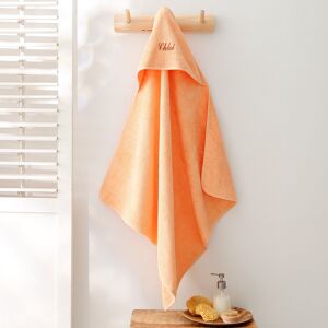 Colombine des petits Cape de bain bébé personnalisable - Colombine des petits Orange Cape de bain : 80x80cm