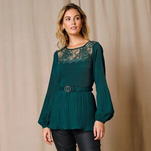 Blancheporte Ceinture Double Boucle - Femme Vert 46/48