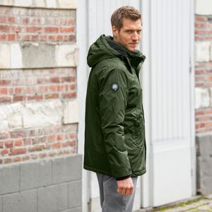 Blancheporte Parka Imperméable Doublée Polaire À Capuche - Homme Kaki 4XL