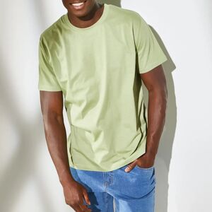 Blancheporte T-shirt Col Rond Manches Courtes - Homme Vert M