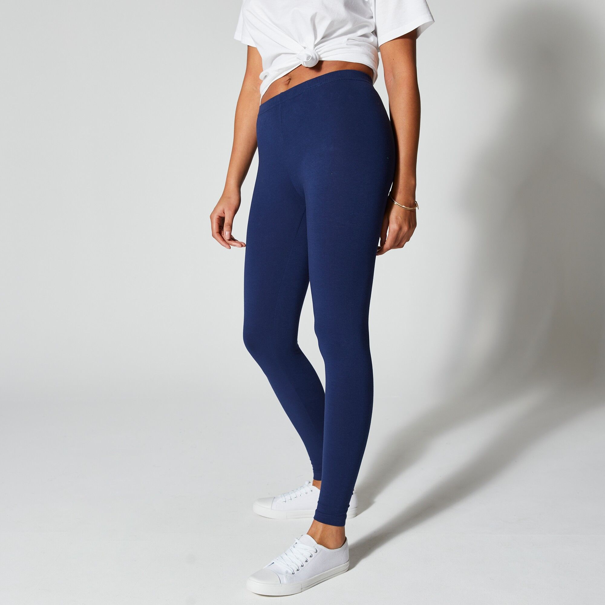 B Activ Legging Taille Élastiquée - Femme Bleu 34/36