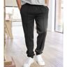 Blancheporte Pantalon Loisirs Molleton, Bas Resserrés - Homme Noir XL/56/58