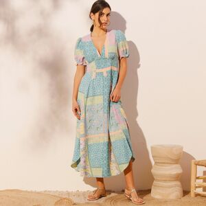 Coeur au Sud Robe Longue Imprimée, Polyester Recyclé** - Femme