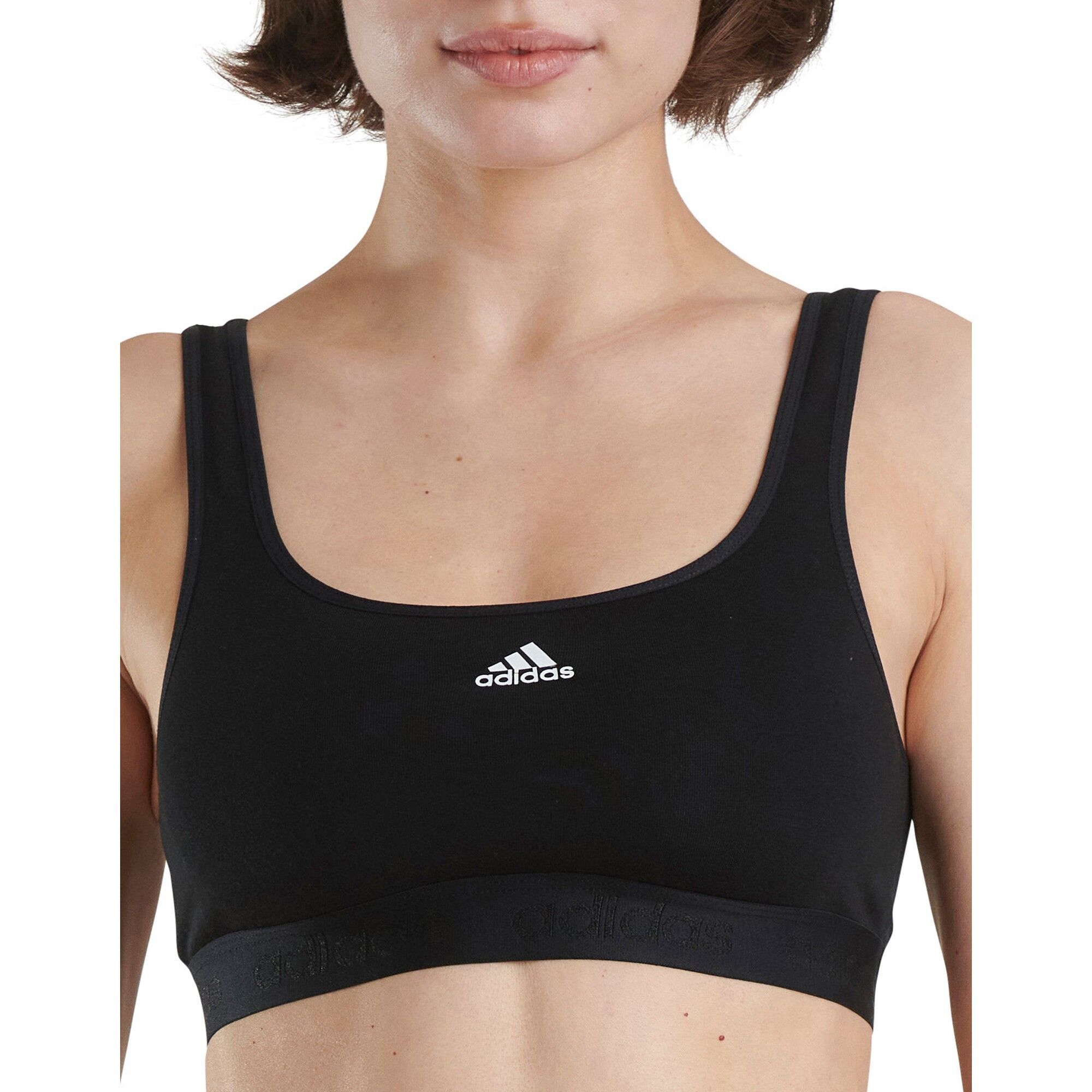Adidas Brassie?re Micro Free Cut sans armatures - Adidas  - Noir - Size: 115E - Woman