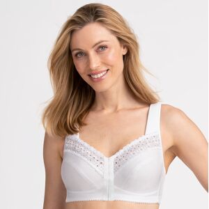 Miss Mary Of Sweden Soutien-gorge Broderie Anglaise fermeture devant - sans armatures - Blanc - 100G Blanc 100G