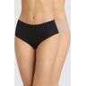 Culotte coton stretch Body Touch - Lot de 2 - Dim Beige/noir 36/38