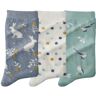 Chaussettes imprimées - lot de 3 paires - Blancheporte Bleu 35/38