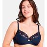 Sans Complexe Soutien-gorge dentelle Lily - avec armatures - Bleu - 105E Bleu 105E