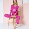 Pyjama manches longues imprimé "tortue" - Blancheporte Rose 52