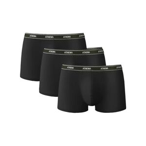 Athena Lot De 3 Boxers Ecopack Athena® - Homme Noir M