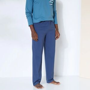 Blancheporte Pantalon Pyjama Coton Uni - Homme Bleu 36/38