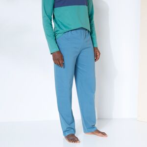 Blancheporte Pantalon Pyjama Coton Uni - Homme Bleu 40/42