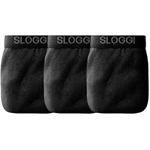 Sloggi Slip Ouvert Maxi - Lot De 3 - Homme Noir XL