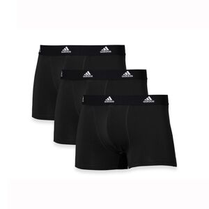 Adidas Boxer Ceinture Ciglée - Lot De 3 - Homme Noir S - Publicité