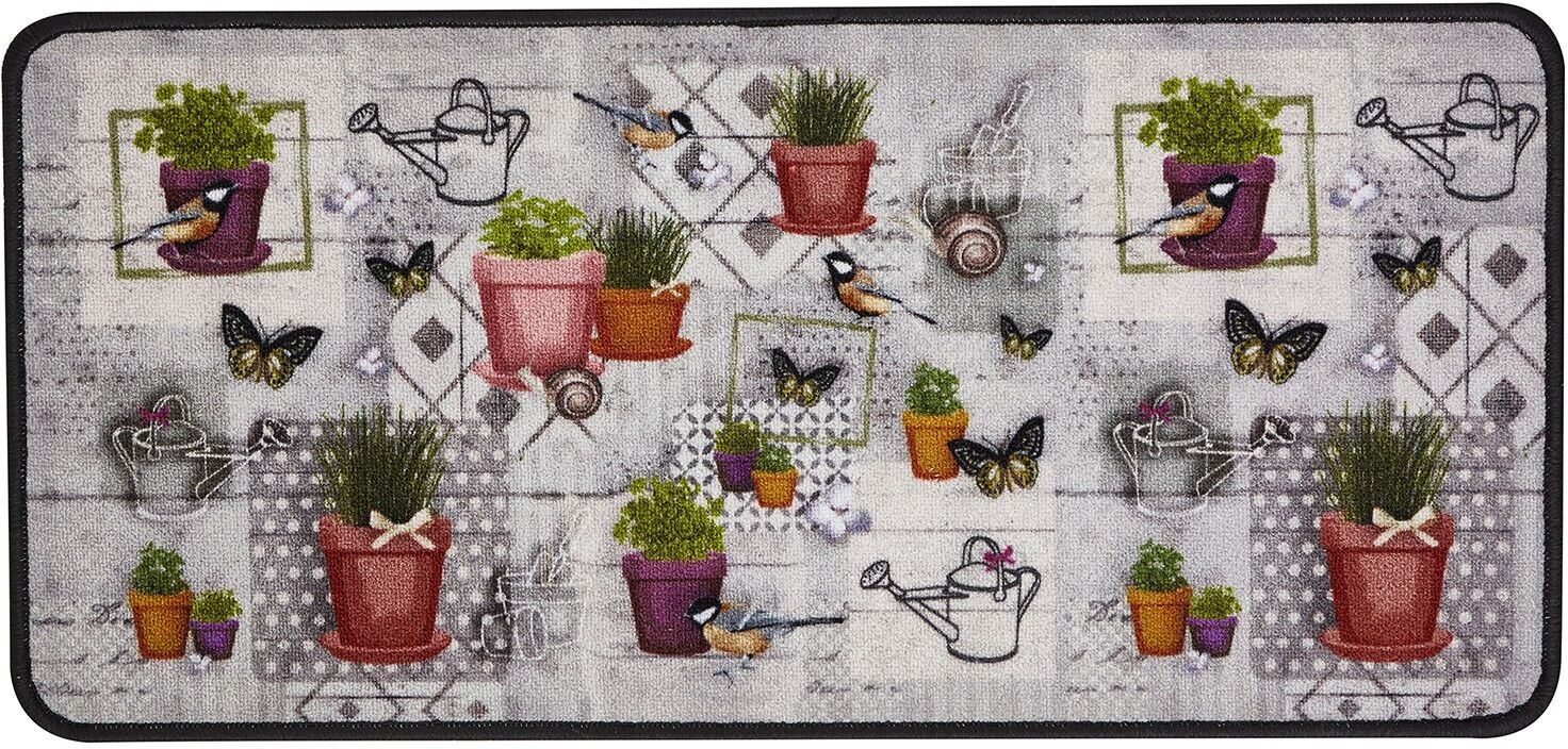 Tapis cuisine motif jardin - Blancheporte Unique Tapis : 40x60cm