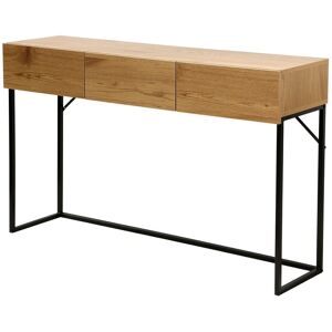 Blancheporte Console STOCKIES style industriel - 3 tiroirs - Blancheporte Écru Unité