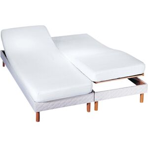 Conforlux Protège-matelas tête et pieds relevables absorbant - Conforlux Blanc Protège-matelas 2 personnes : 2x80x200cm