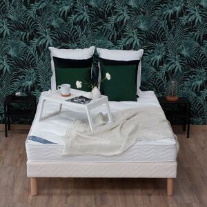 Blancheporte Matelas 980 ressorts ensachés 7 zones 25 cm qualité hôtellerie - Blancheporte Blanc Matelas 2 personnes : 160x200cm