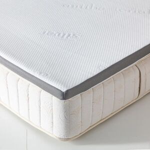 Blancheporte Surmatelas ions d'argent spécial bien-être - Blancheporte Blanc Surmatelas 1 personne : 90x190cm