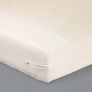 Blancheporte Housse de matelas ultra extensible 25 cm Sanitized® - Blancheporte Beige Protège-matelas 1 personne : 80x190cm