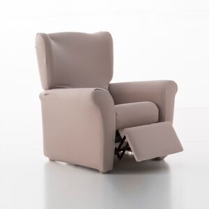 Blancheporte Housse unie fauteuil bi-extensible - Blancheporte Beige Housse fauteuil