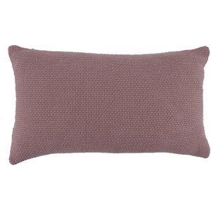 Blancheporte Coussin rectangulaire uni, velours chenille - Blancheporte Rose Coussin : 30x50 cm