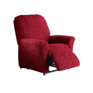 Blancheporte Housse gaufrée bi-extensible spéciale fauteuil relaxation - Blancheporte Rouge Housse fauteuil