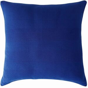 Blancheporte Housse coussin unie coton tissage artisanal - Blancheporte Bleu Lot de 2 housses de coussins : 40x40cm