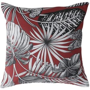 Blancheporte Housse de coussin imprimé tropical - Blancheporte Orange Lot de 2 housses de coussin : 35x60cm