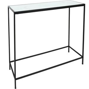 Blancheporte Console NESIA – métal et verre effet marbre - Blancheporte Blanc Unité