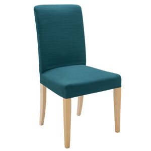 Blancheporte Housse chaise unie extensible - housse intégrale ou assise seule - Blancheporte Bleu Housse de chaise