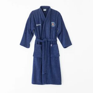 PSG Peignoir de bain adulte col kimono PSG® personnalisable éponge - PSG Bleu 34/36