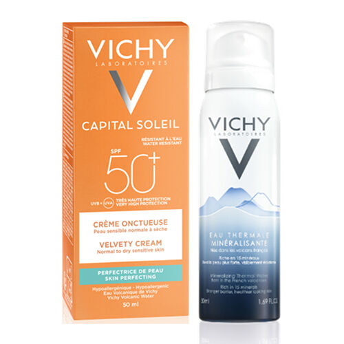 Crème Onctueuse SPF50+ Eau Thermale Offerte Capital Soleil Vichy 50ml
