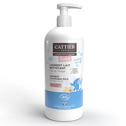 Liniment Lait Nettoyant Pour Le Change Bébé Cattier 500ml