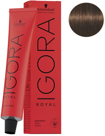 Coloration Permanente Igora Royal 5-57 Châtain Clair Doré Cuivré Schwarzkopf