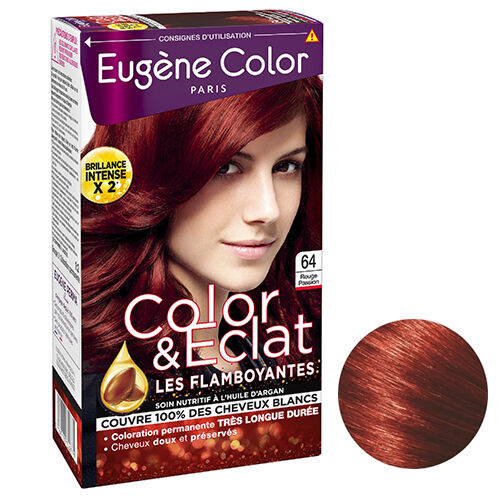 Eugène Color Kit Coloration Color & Eclat 64 Rouge Passion Les Flamboyantes Eugène Color