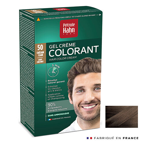Petrole Hahn Gel Crème Colorant N�50 Châtain Clair Petrole Hahn