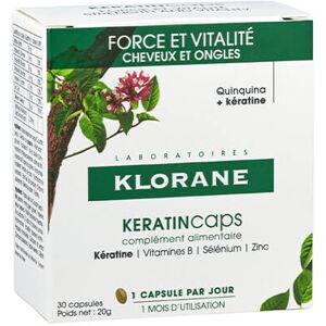 Complements Alimentaires KeratinCaps Force & Vitalite Cheveux & Ongles Klorane