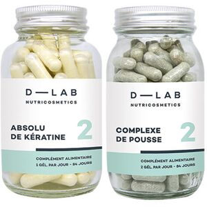 Complements Alimentaires Duo Nutrition Capillaire D-Lab Nutricosmetics 3 mois